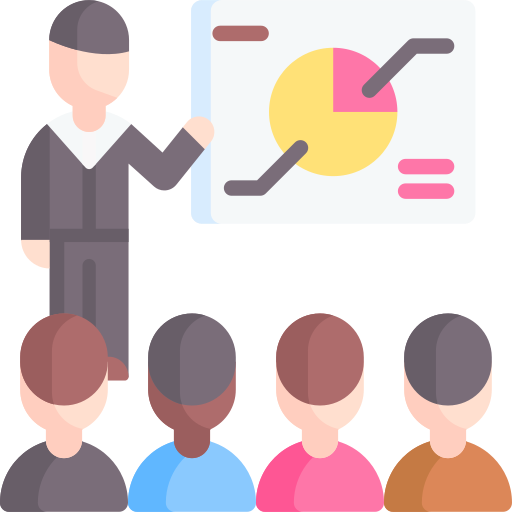 Lean production training icon